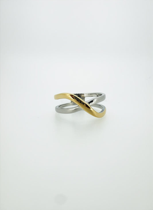 Anello fascia intrecciata