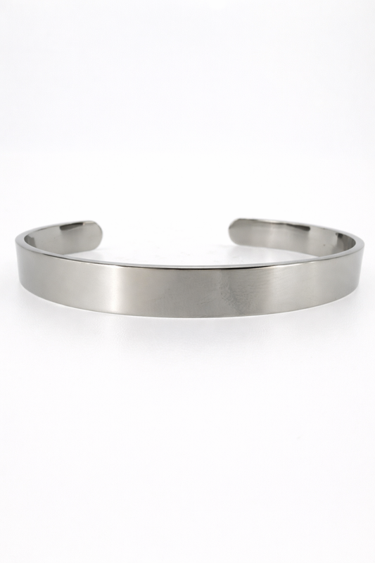 Bracciale Manetta in acciaio inox- personalizzabile- unisex