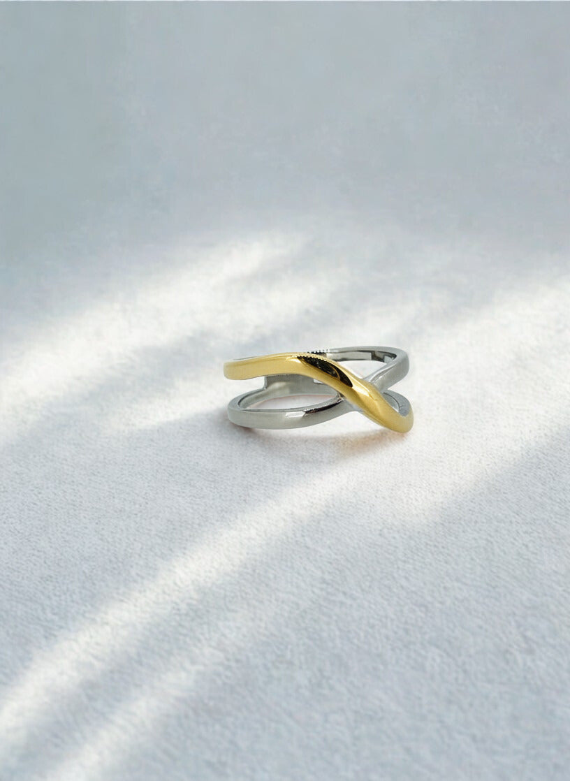 Anello fascia intrecciata
