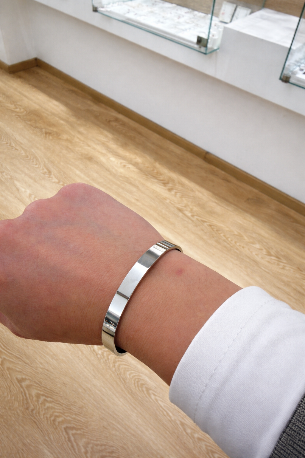 Bracciale Manetta acciaio personalizzabile