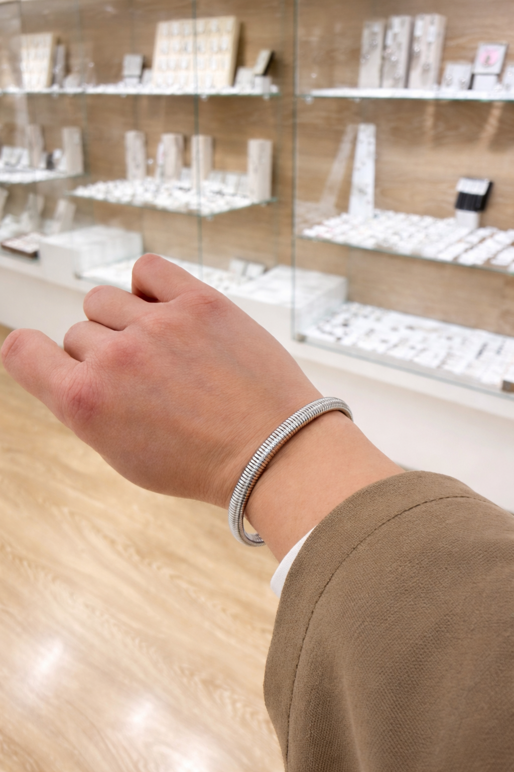 Bracciale Tubogas in acciaio