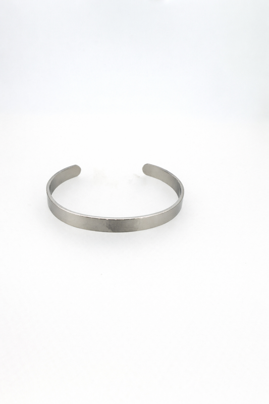 Bracciale Manetta in acciaio inox- personalizzabile- unisex