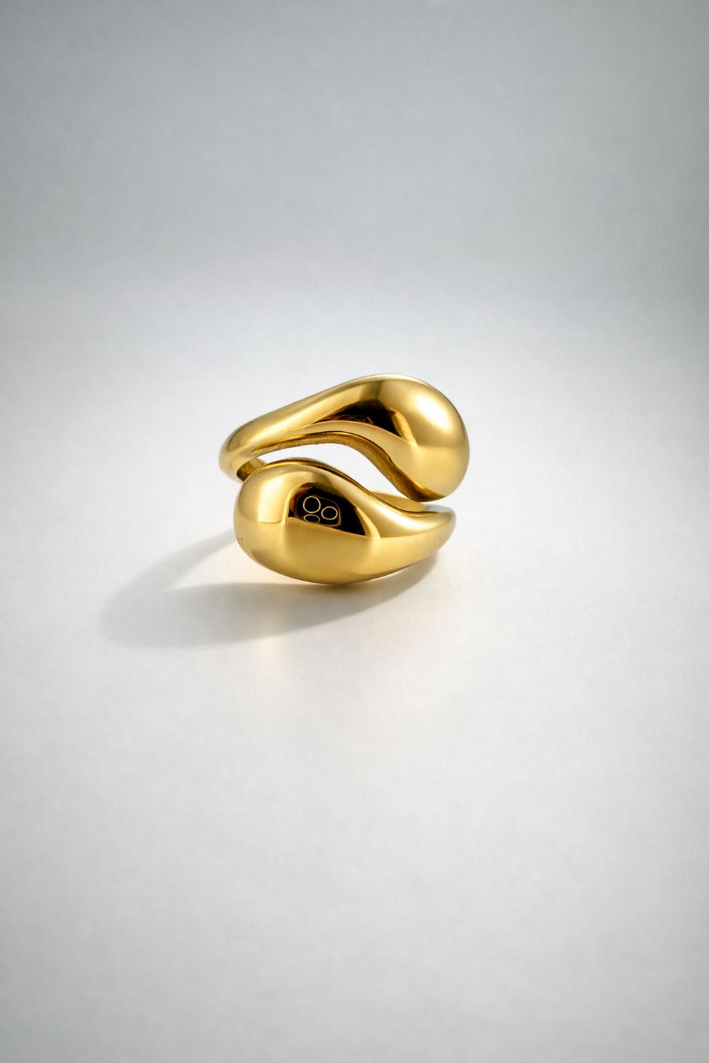 Anello doppia goccia