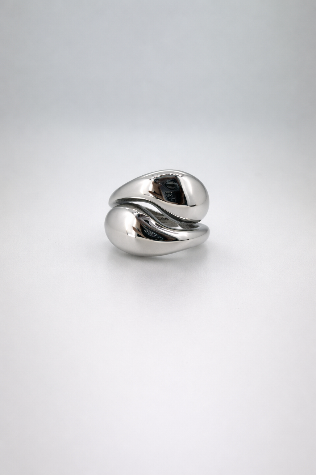 Anello doppia goccia